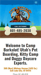 Mobile Screenshot of campbarkalot.com